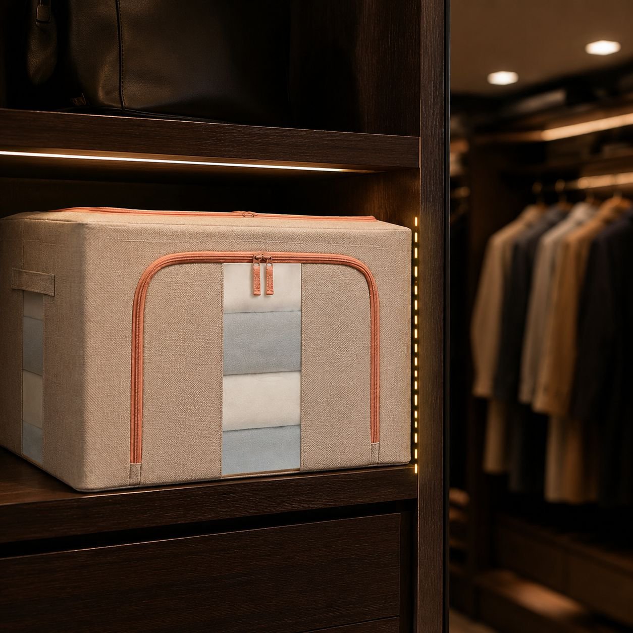 Large capacity storage bin for clothes and toys