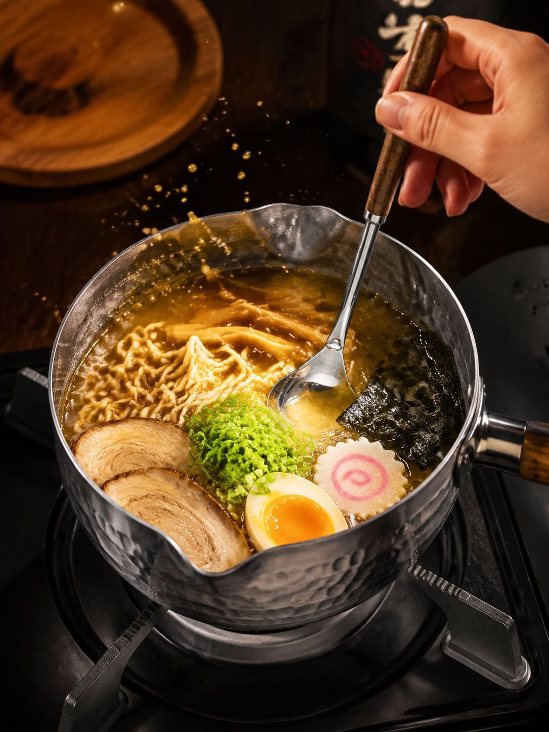 収納しやすいコンパクトなステンレスヘラ