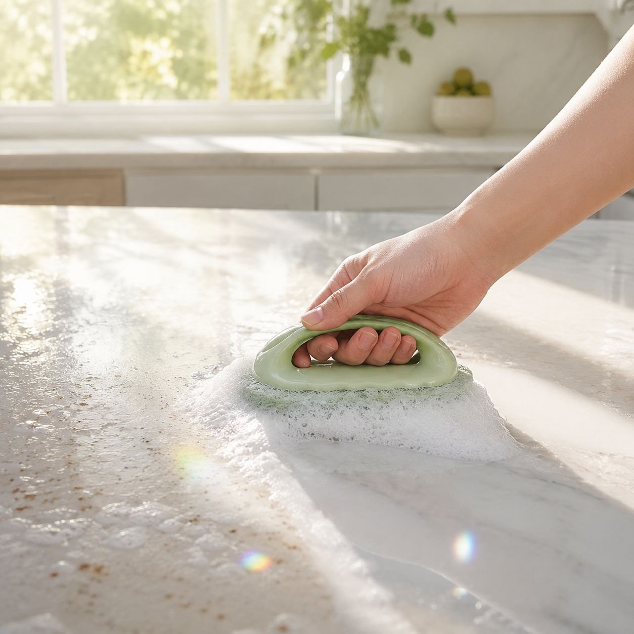 Special Kitchen & Bathroom Sponge Brush Cleaning Tool overview