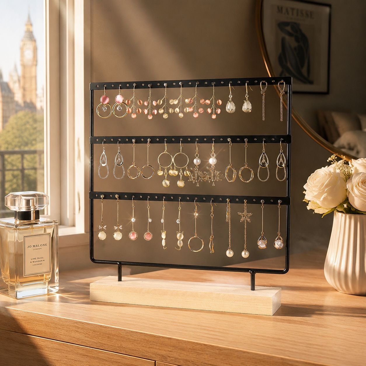 Home Earring Organizer Hanging Display Stand
