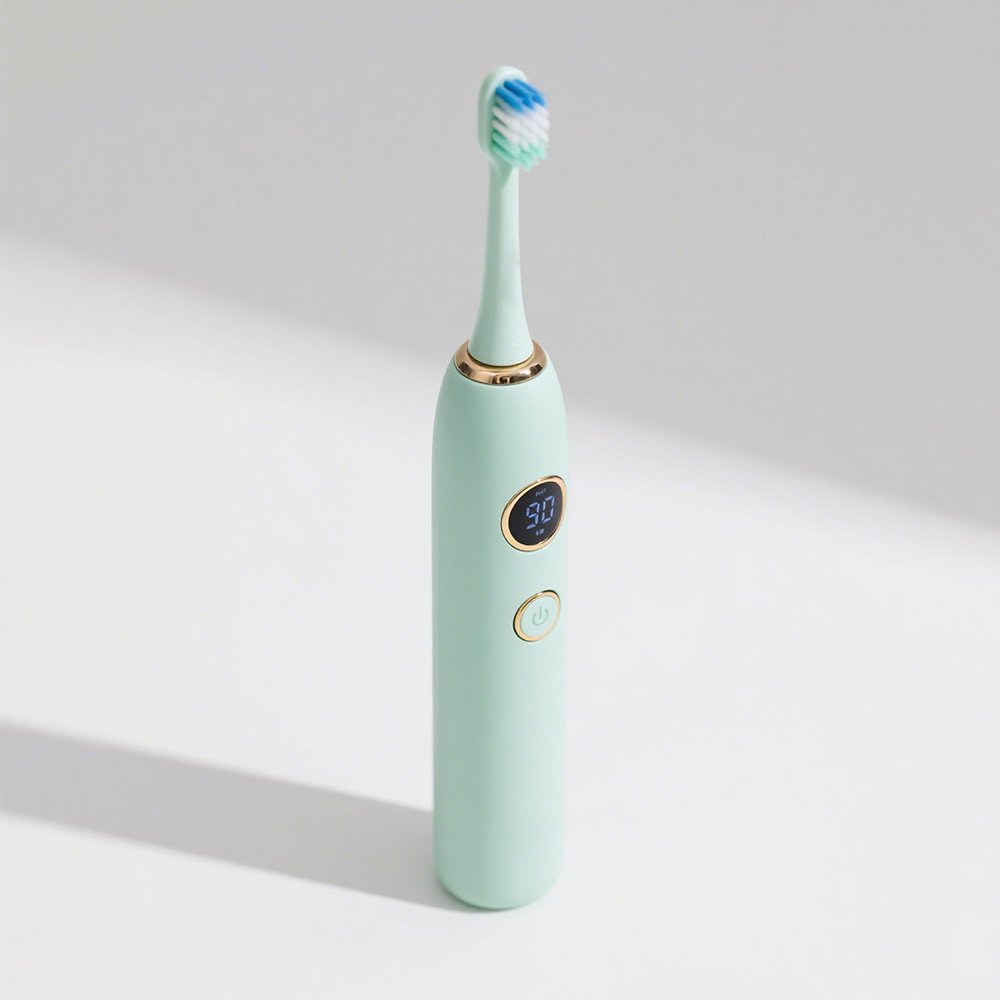 Čistý polymerový elektrický zubní kartáček