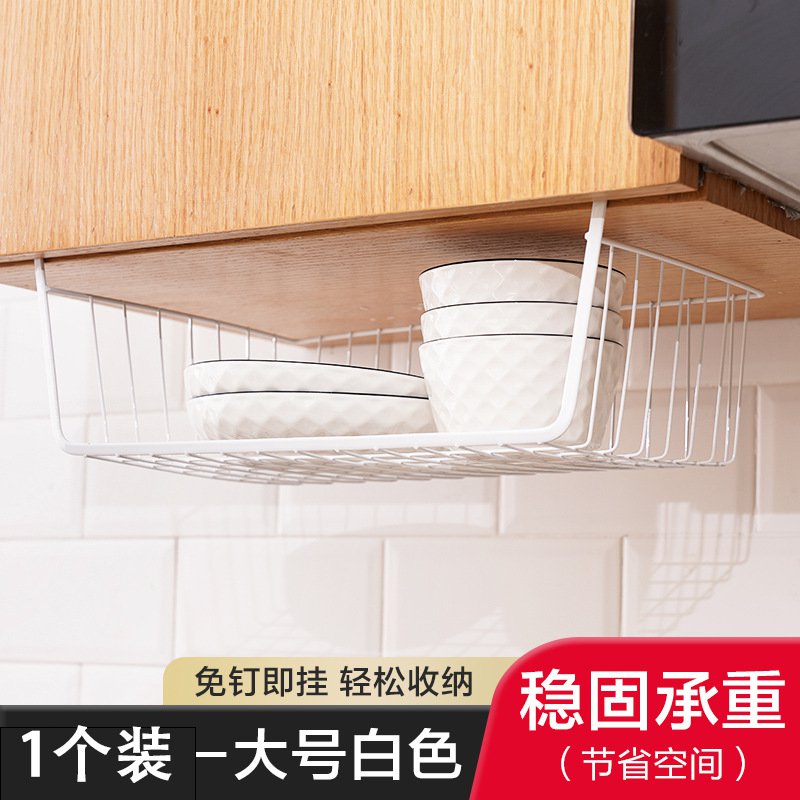 ドリル不要のキッチン収納用吊り下げラック