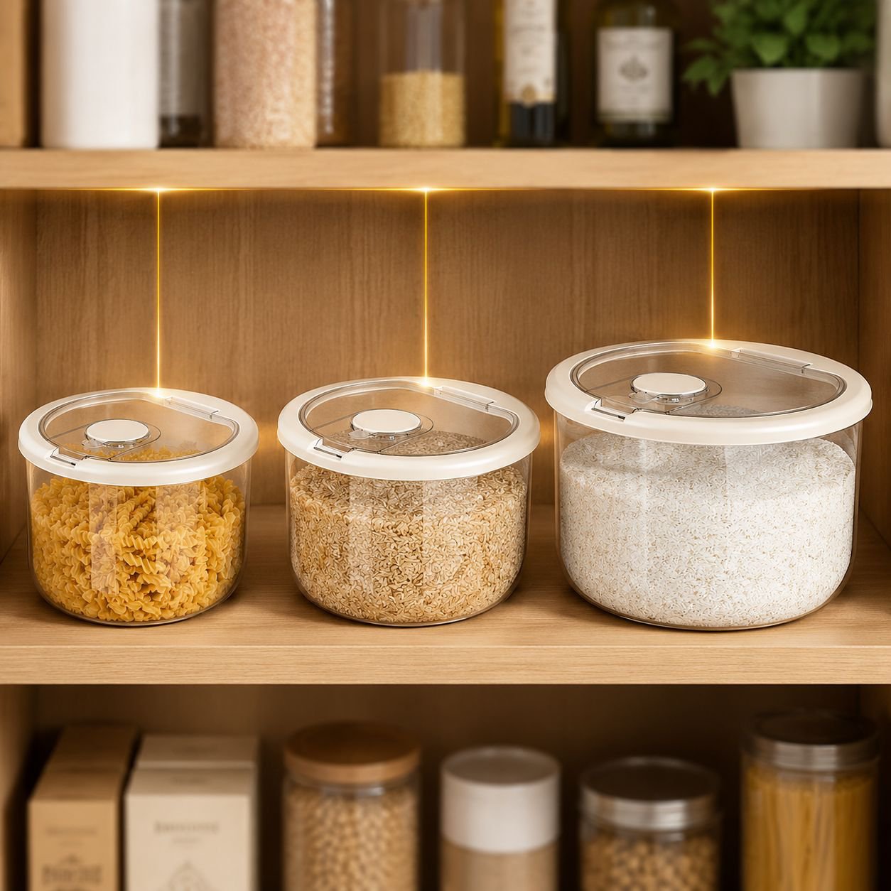 Kitchen Flour Storage Tank, Insect-Proof, Moisture-Proof, Airtight Canister