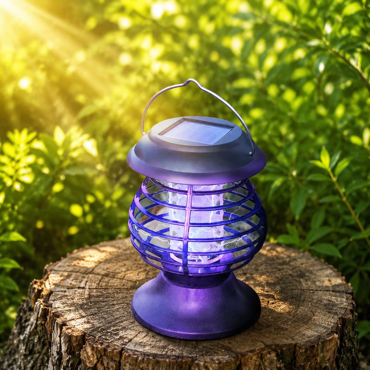 Tragbare solarbetriebene Garten-Mückenlampe, hängbare Außenleuchte