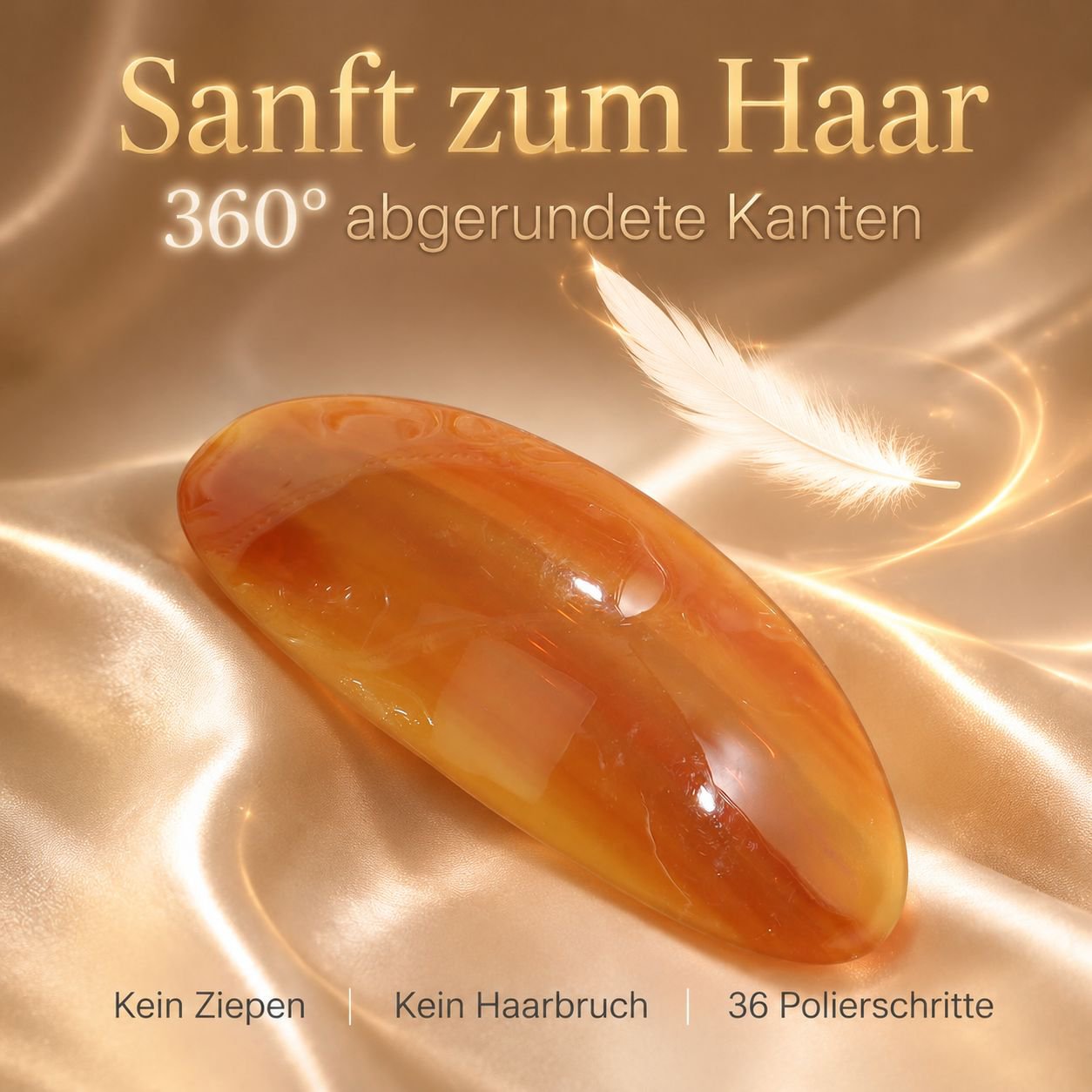 Französisch inspirierte ovale Haarspange aus künstlichem Acetat, mit Federklammer