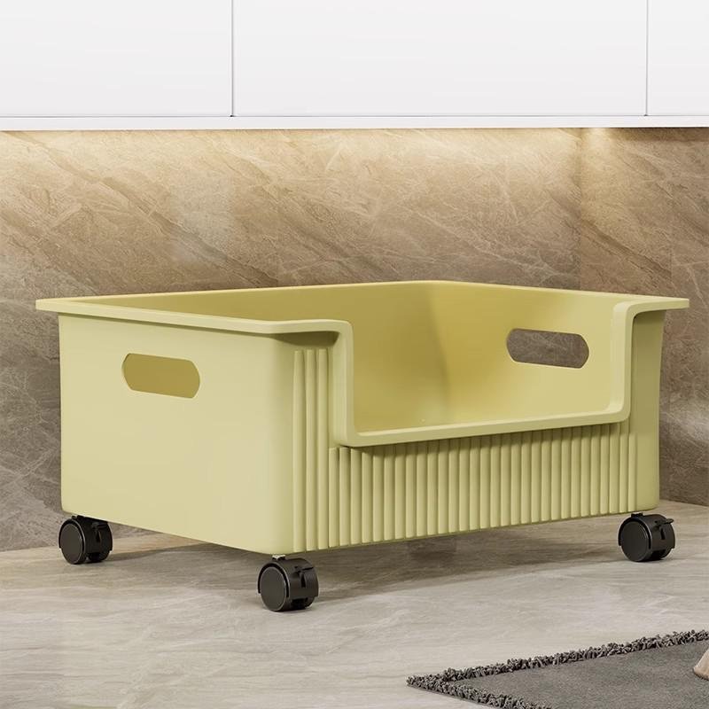 Bathroom cabinet under the shelf toilet sink movable laundry detergent rack balcony washing machine 