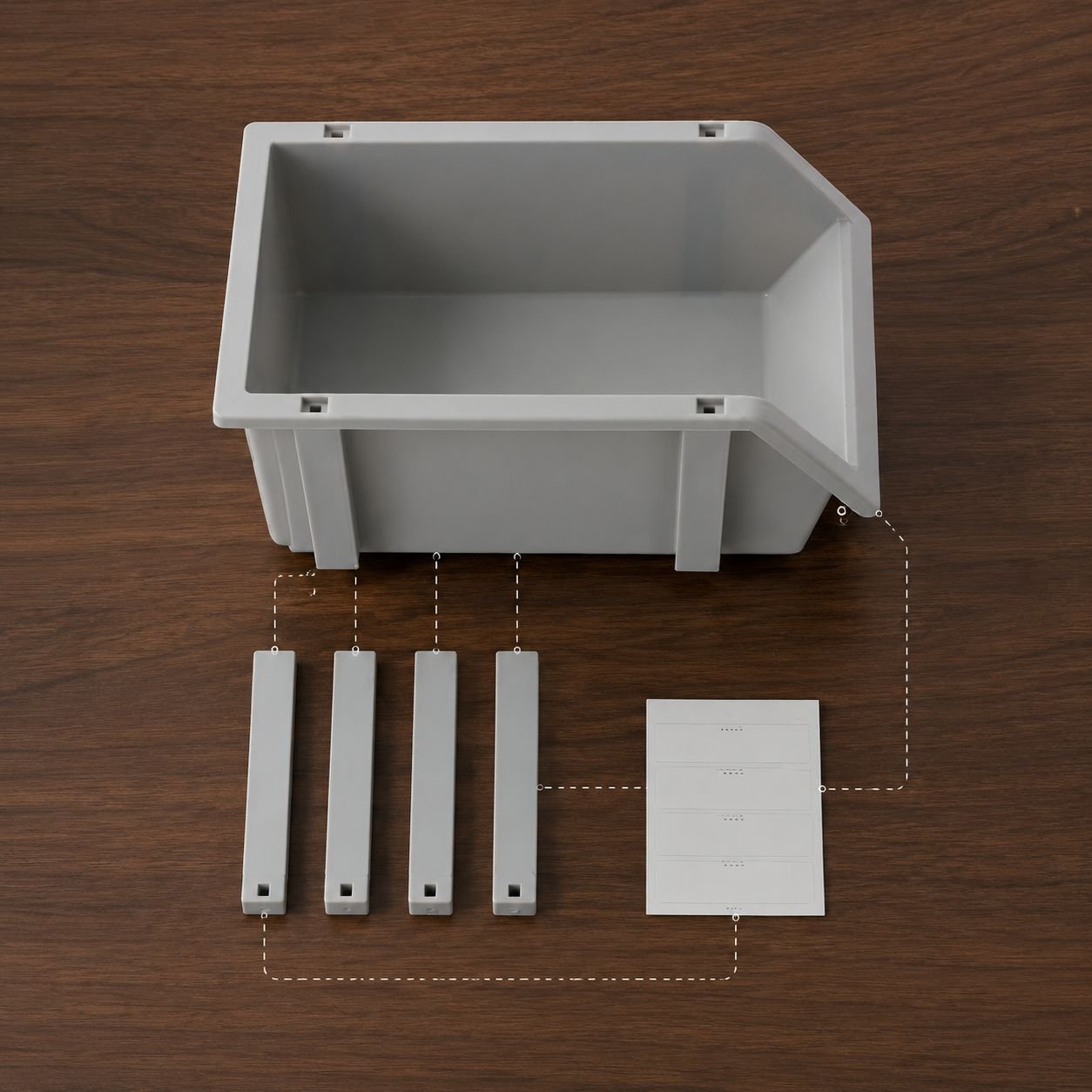 Multi-layer storage basket organizer for desk accessories