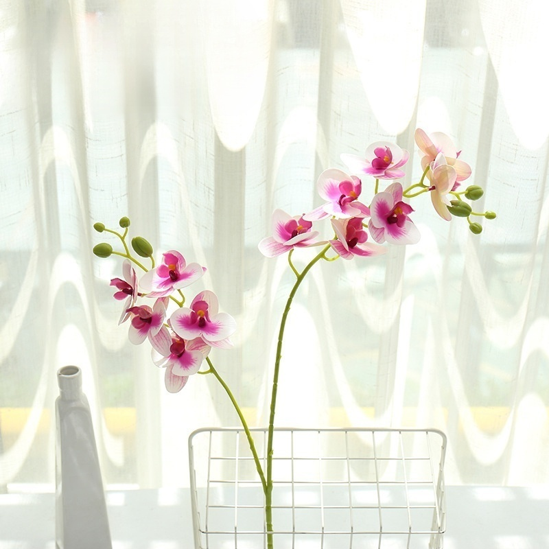 手作りバタフライ蘭 フェイク盆栽 花インテリア