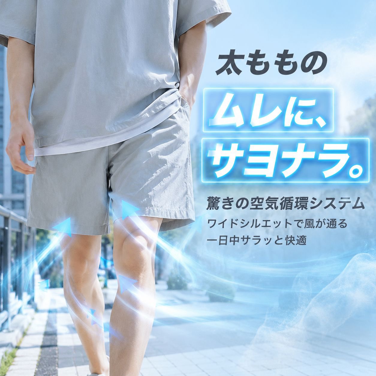 夏メンズルーズ半袖ショートパンツファッションセット