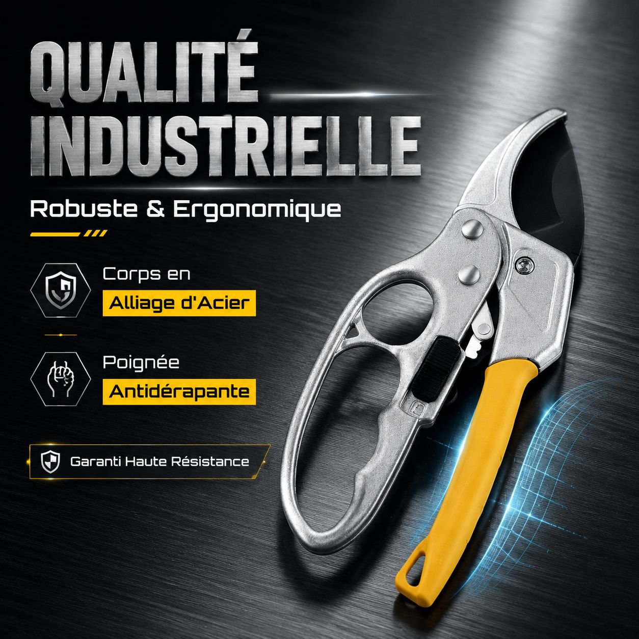 Sécateur en acier inoxydable