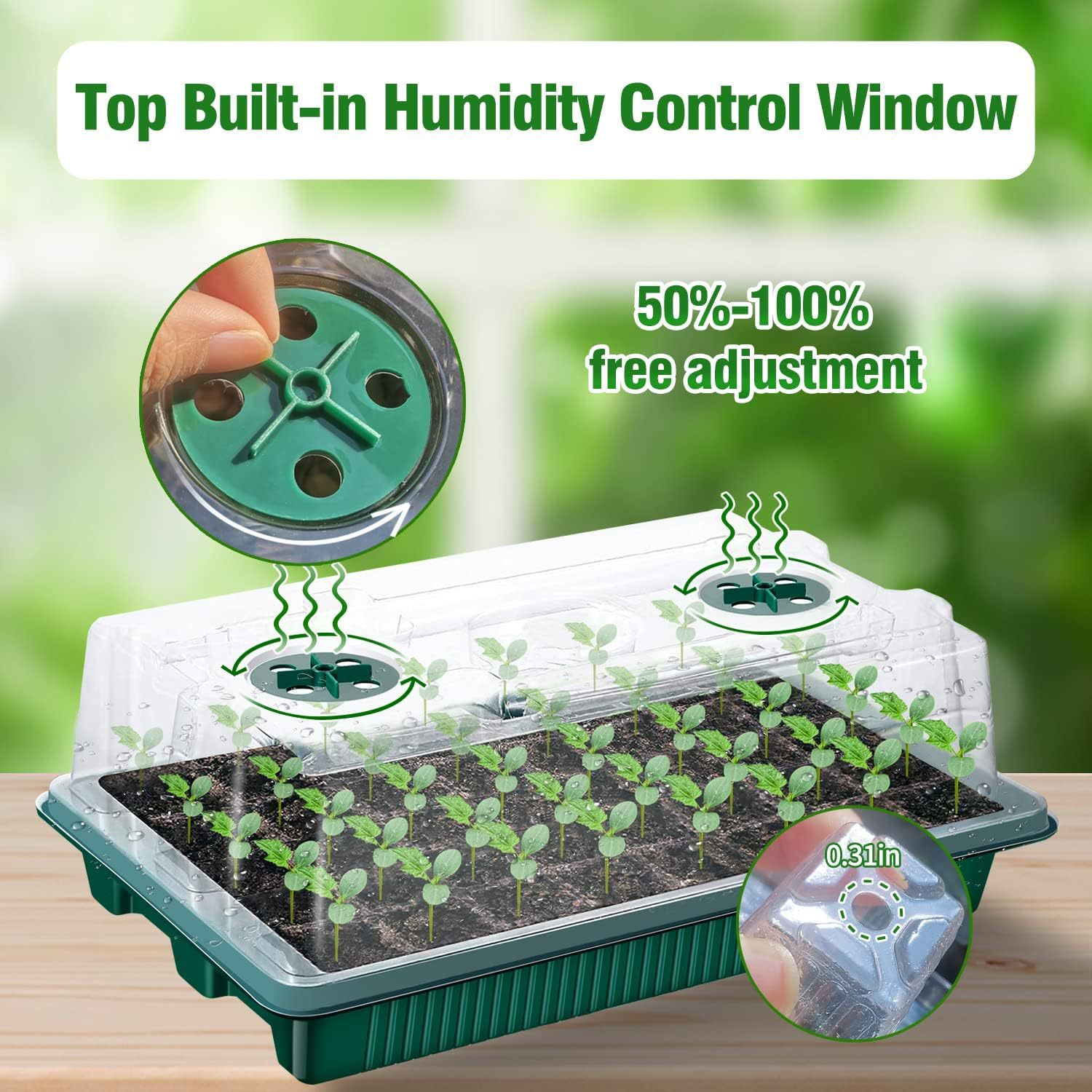 Illuminated Multi-Spectrum Seedling Tray