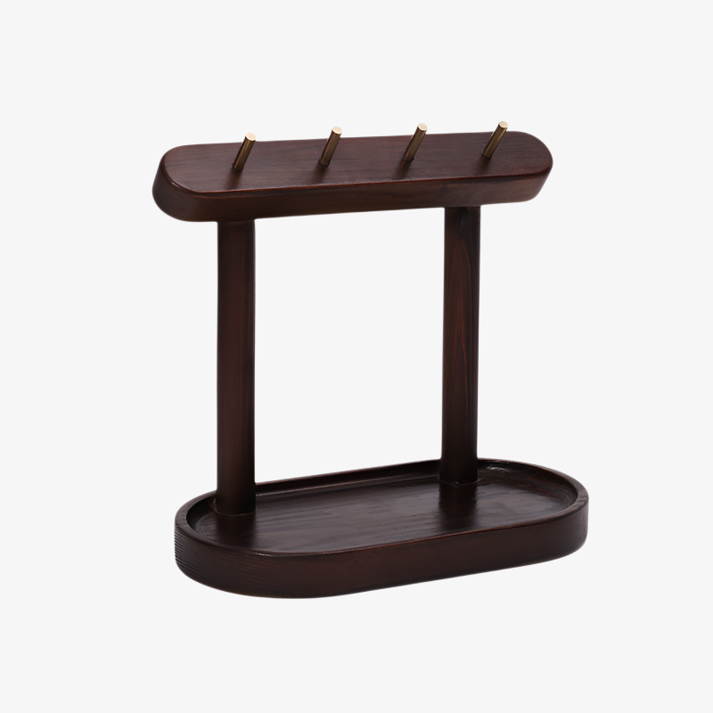 ジュエリースタンドとしても使える木製スタンド