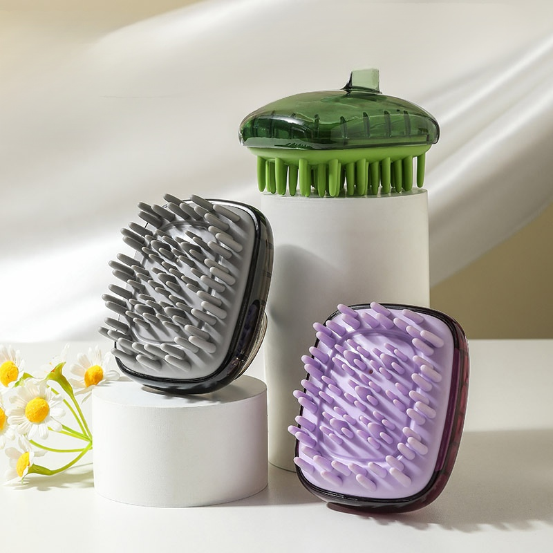 按摩刷头发梳子头皮硅胶止痒器