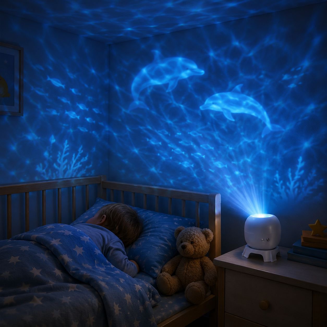 Romantic Starry Sky Rotating Projector Lamp