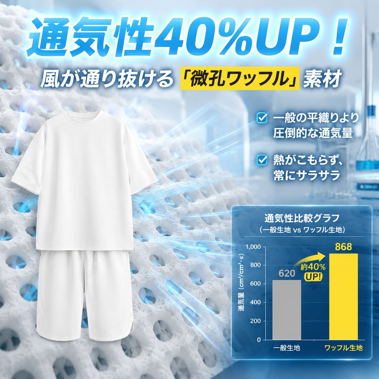 男性用夏のシンプルトレーニングセット