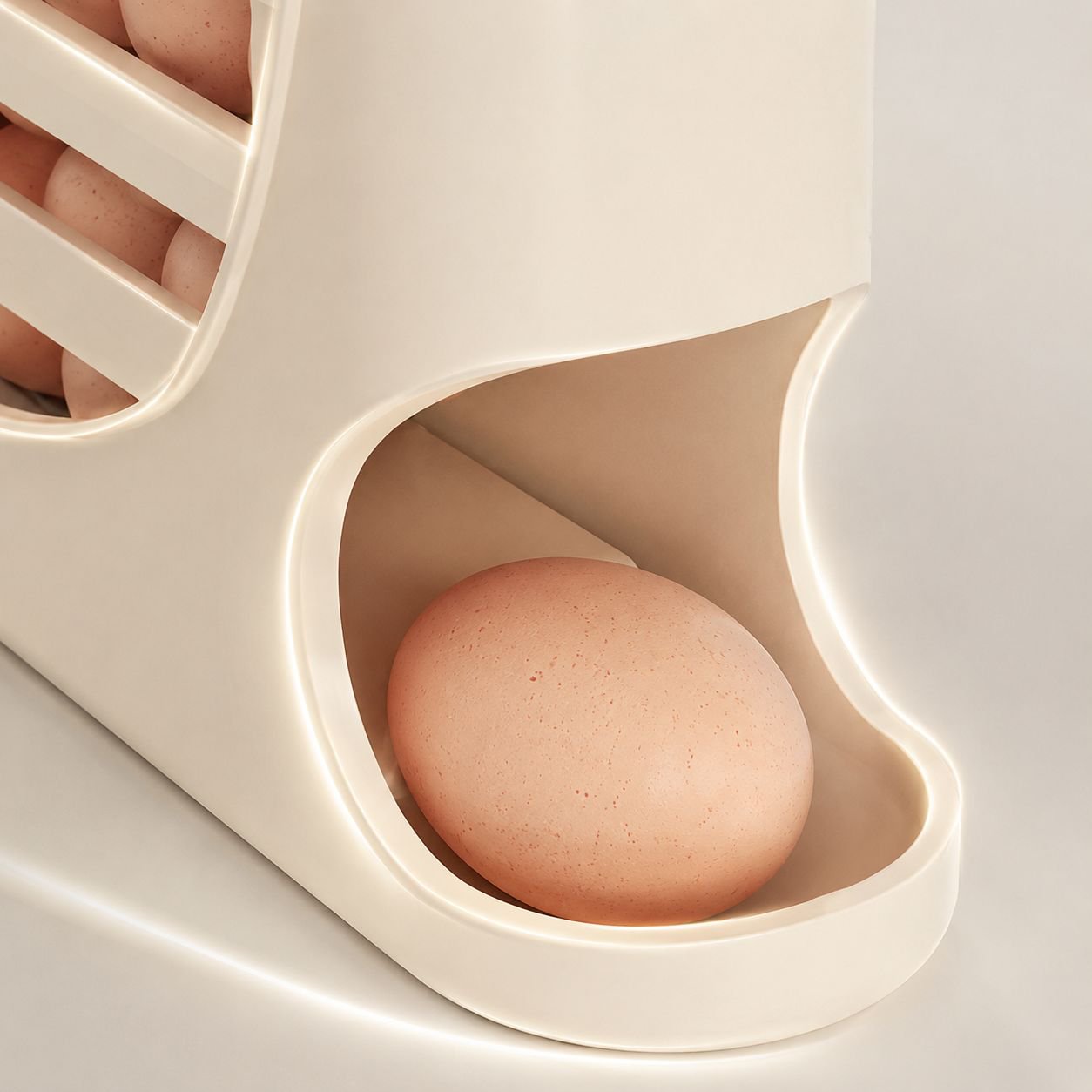 Boîte à œufs en plastique résistant pour réfrigérateur