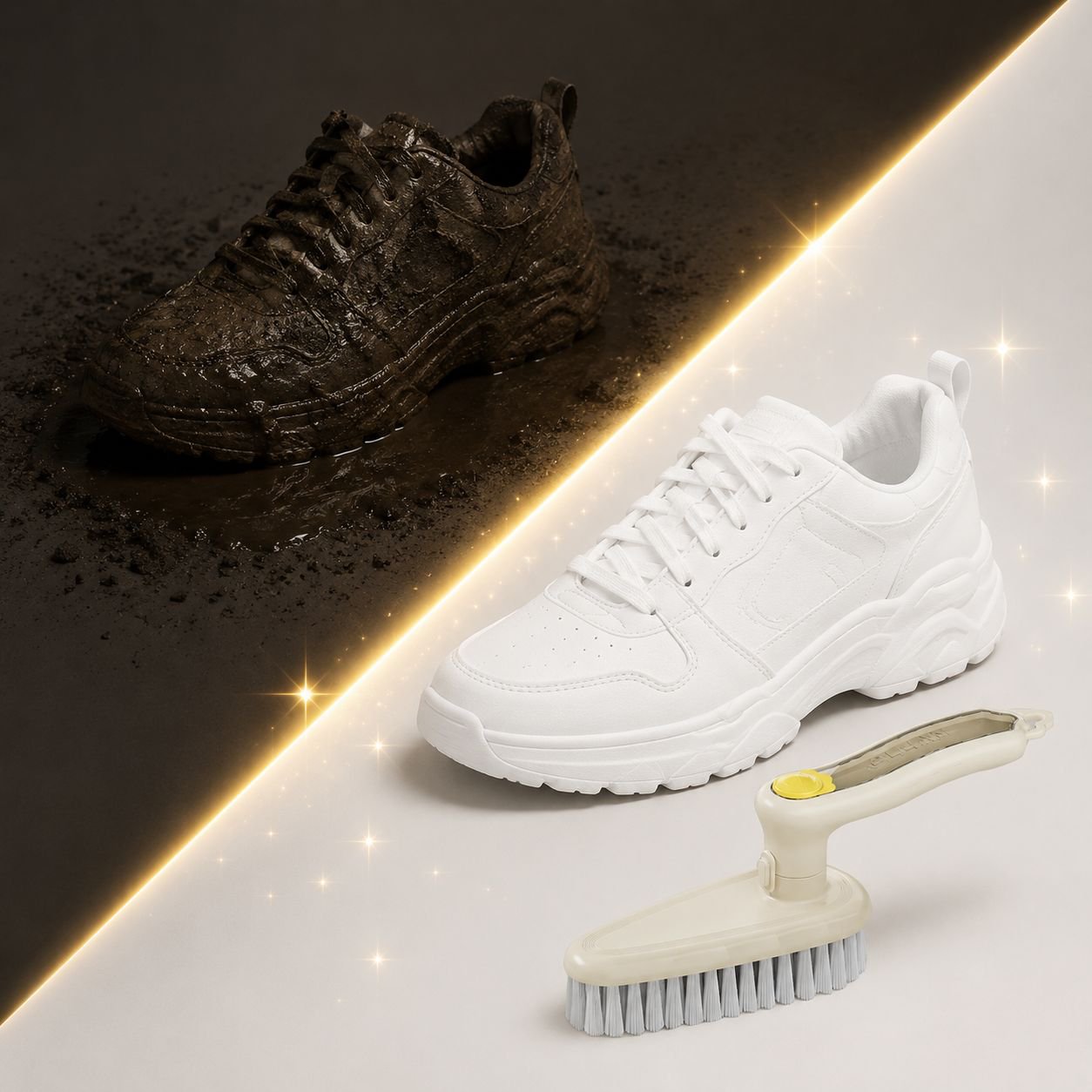 Household 2-in-1 Encrypted Stain Remover Brush