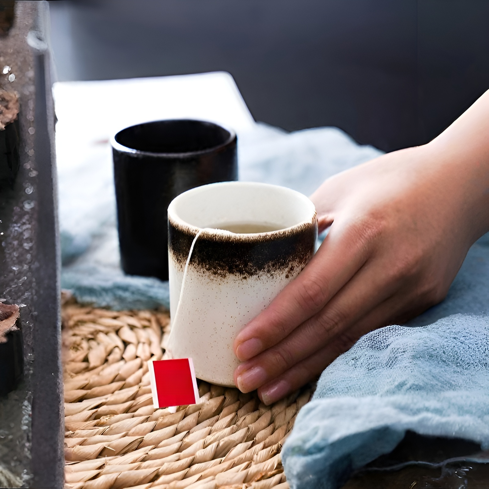 日本のシンプルな陶磁製ティーカップ　単品茶具小さなカップ