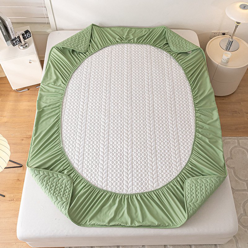 ผ้าปูที่นอนแบบเย็บลายควิลท์