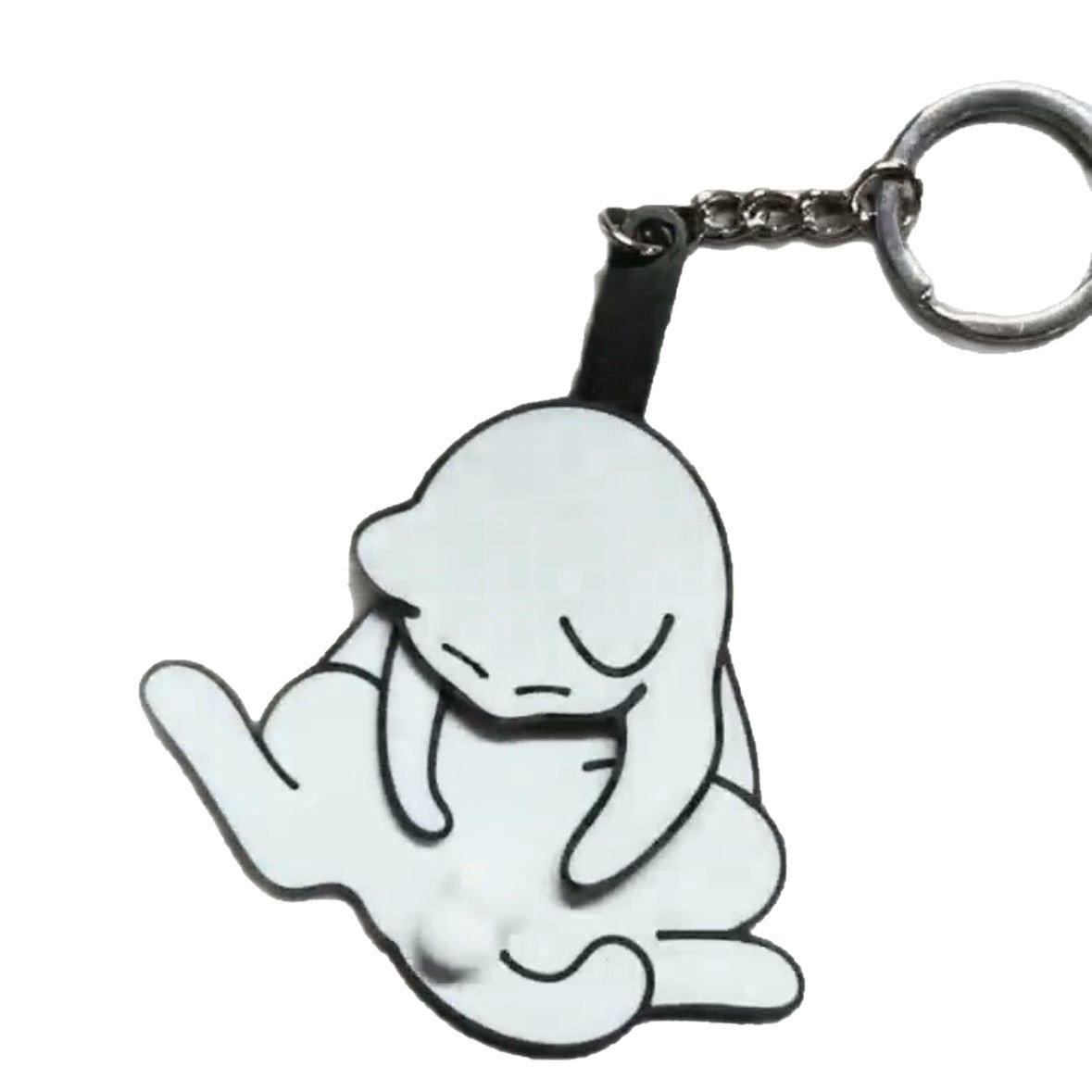 Porte-clés chat rotatif porte-clés personnalisé dessin animé