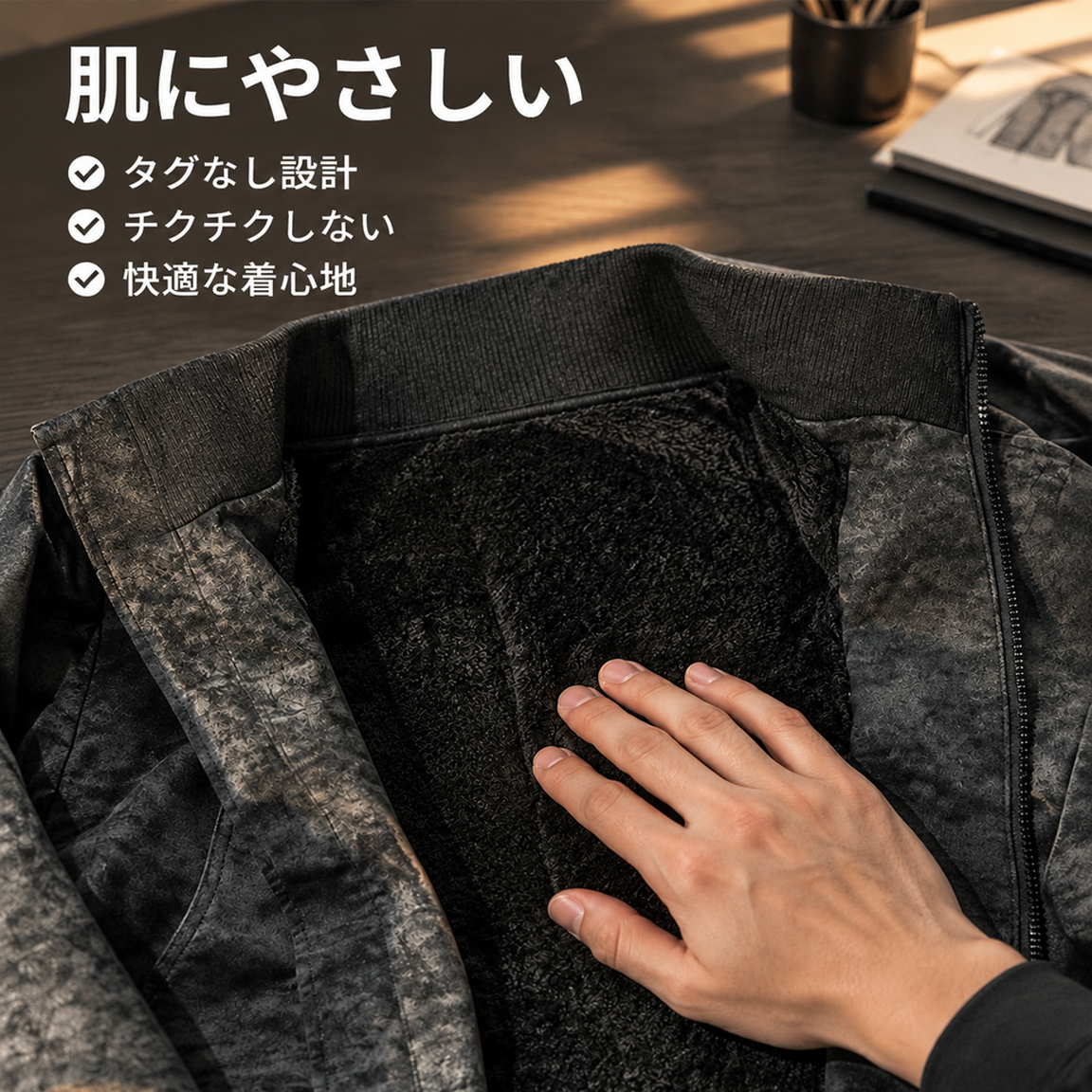 アメリカンスタイルのタイダイPUレザージャケット（メンズ）、秋冬用、フリース裏地付き厚手コットンコート、ショートスタンドカラーのモーターサイクルコットンパッド入りジャケット。