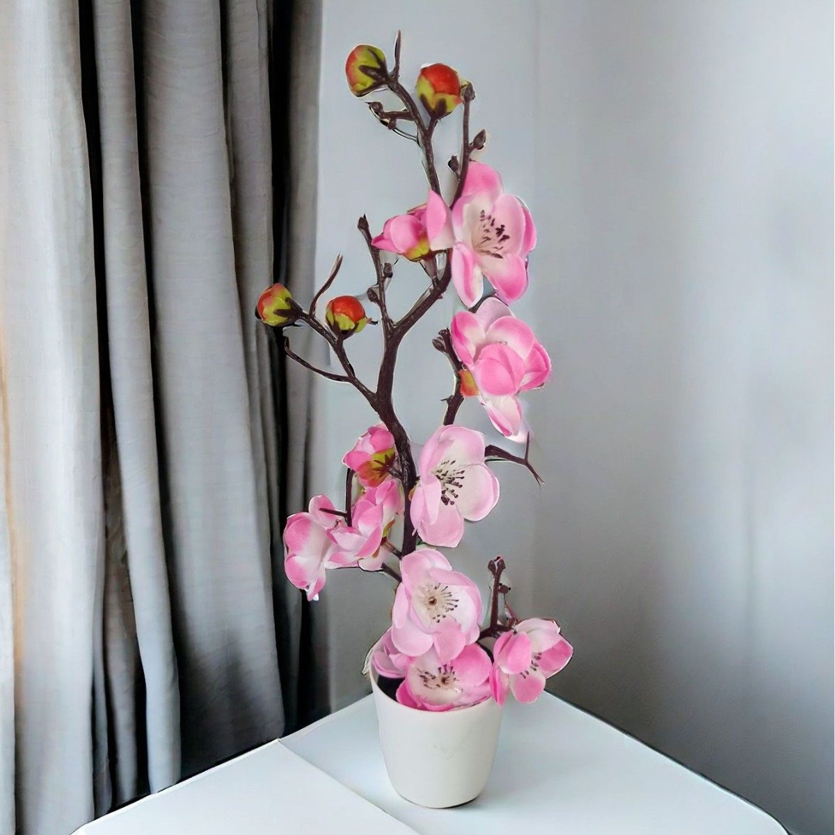 인조 매화 분재 장식