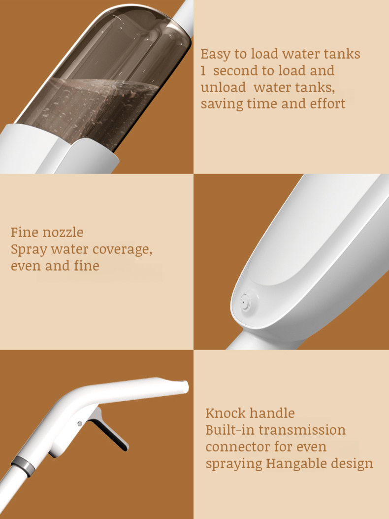 Household Wet-and-Dry Spray Mop