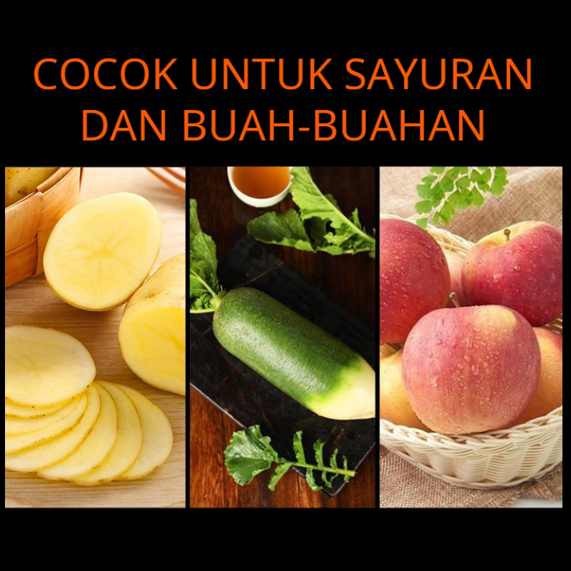 エレガントな鋭い刃先のステンレス製野菜・じゃがいもカッター