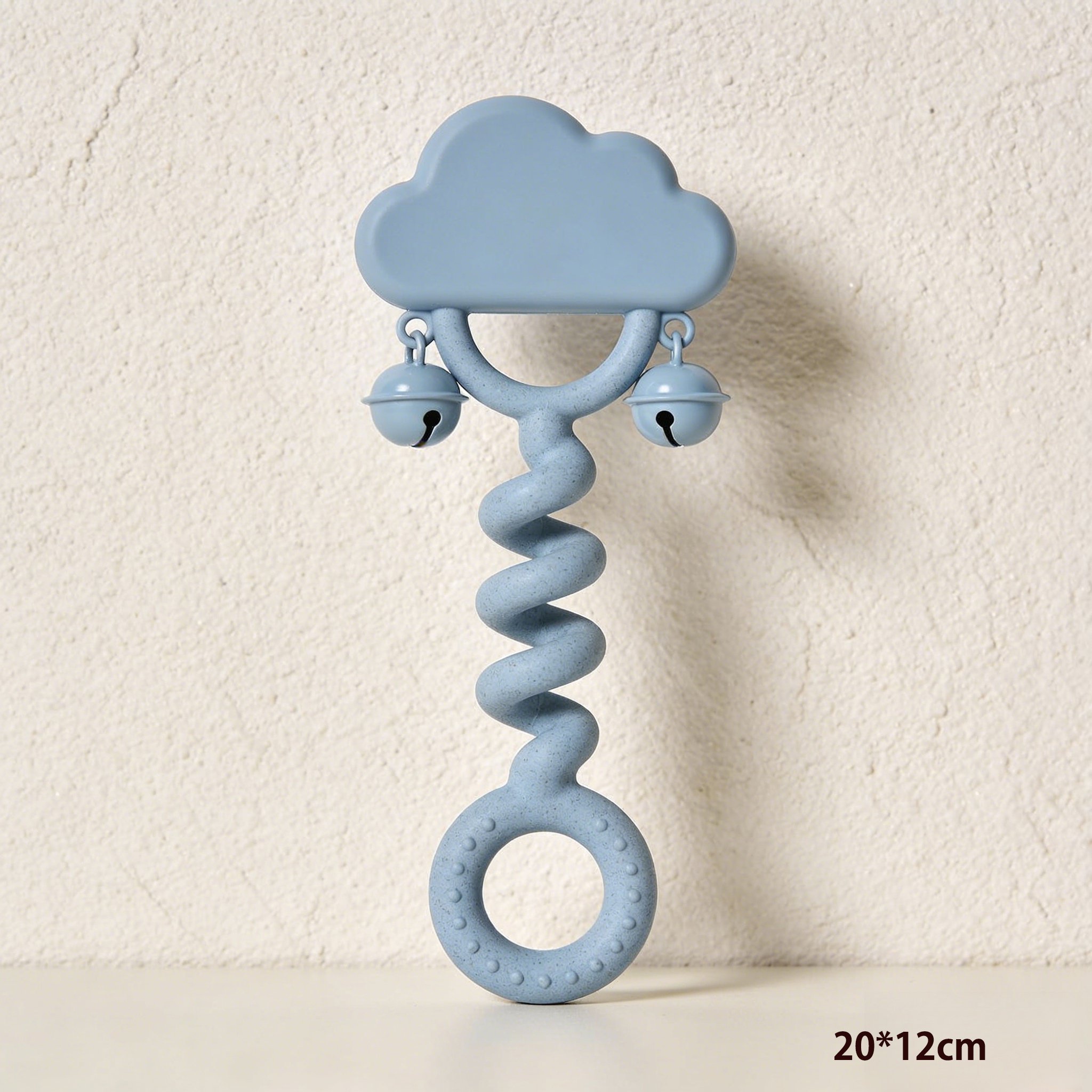 安全素材で作られたベビーガラガラベル