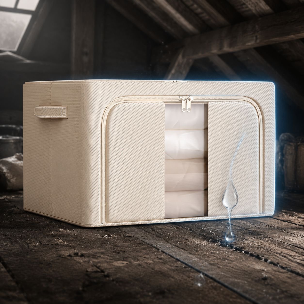 Large Capacity Foldable Wardrobe Storage Box for Home