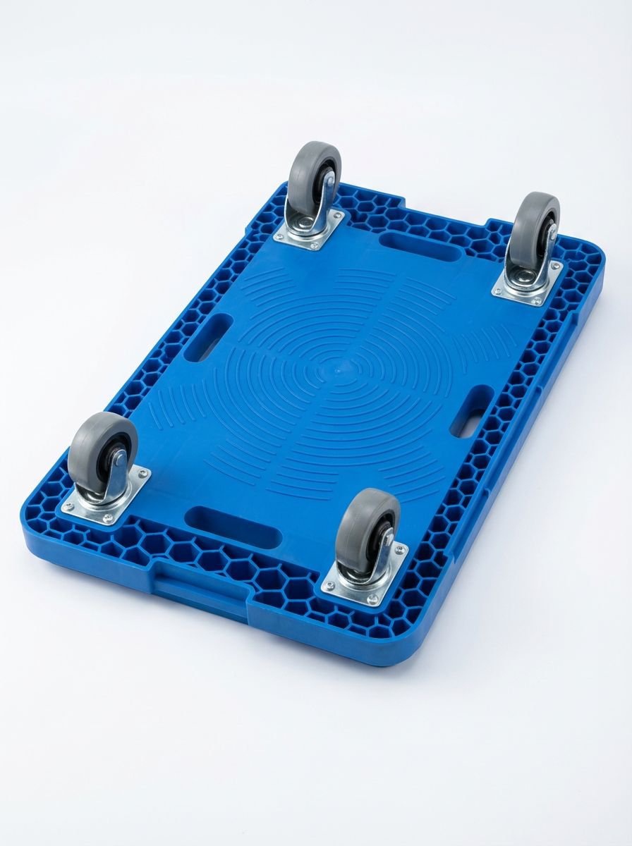 รถเข็นขนของแบบเชื่อมต่อได้ ล้อหมุนรอบทิศทางเงียบสนิท