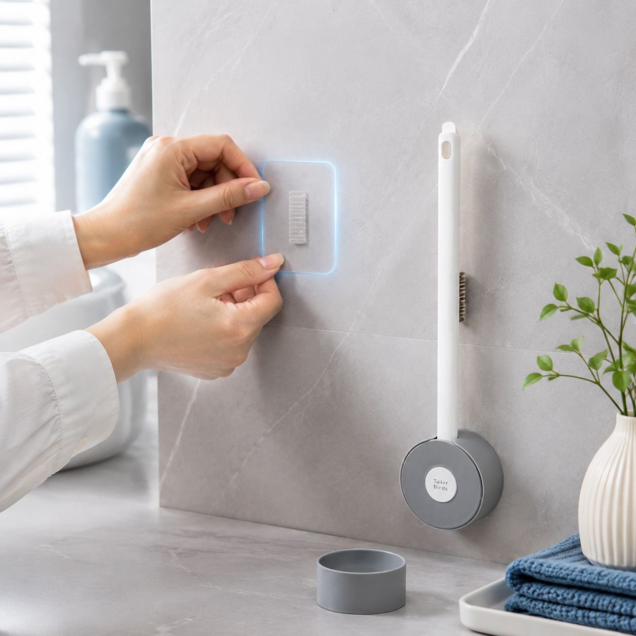 Brosse de toilette résistante à la saleté