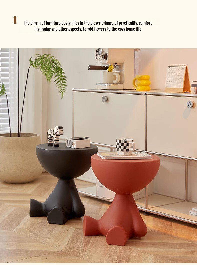 Mini Beistelltisch mit Ablage für kleine Apartments