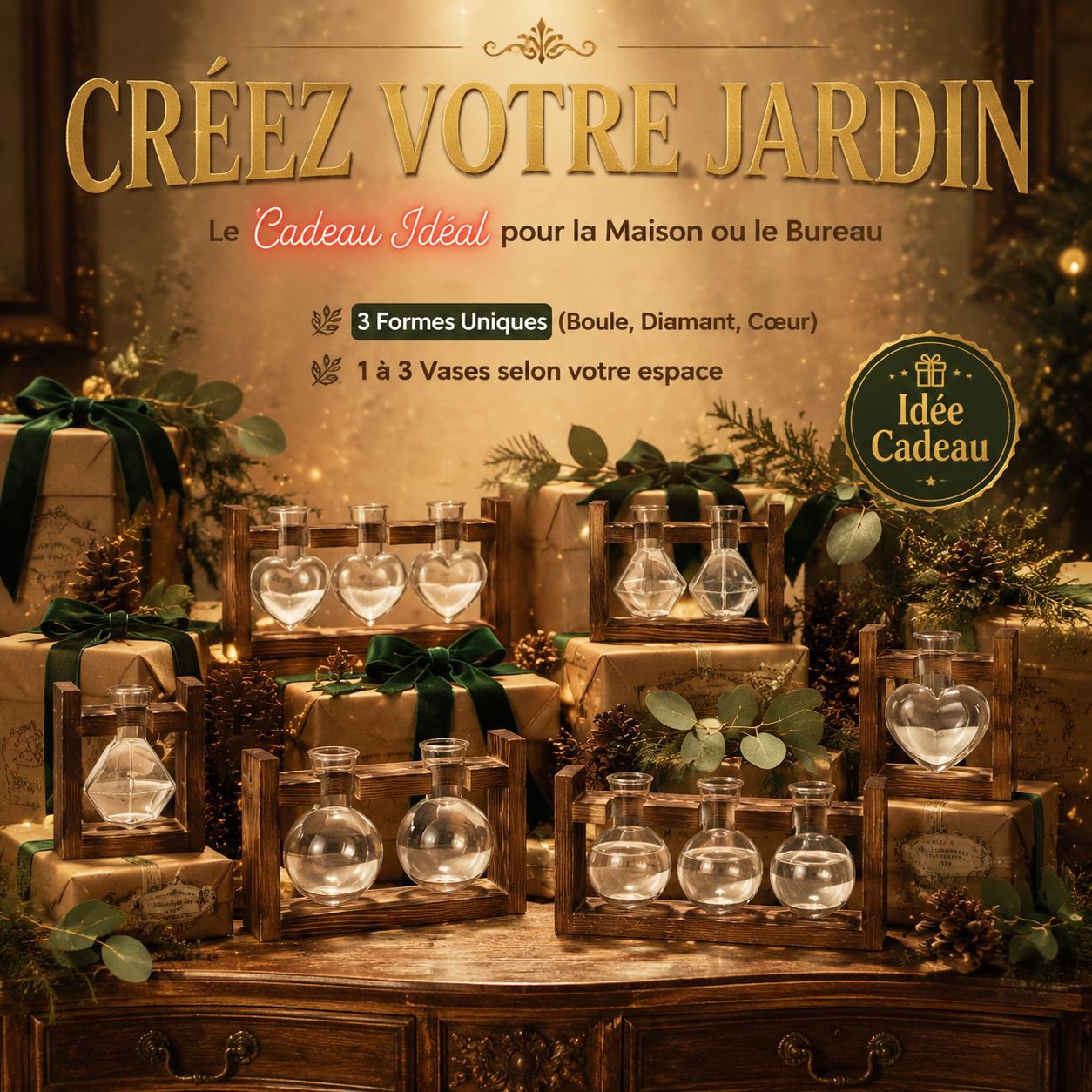  récipient pour plantes d'intérieur, décoration de salon