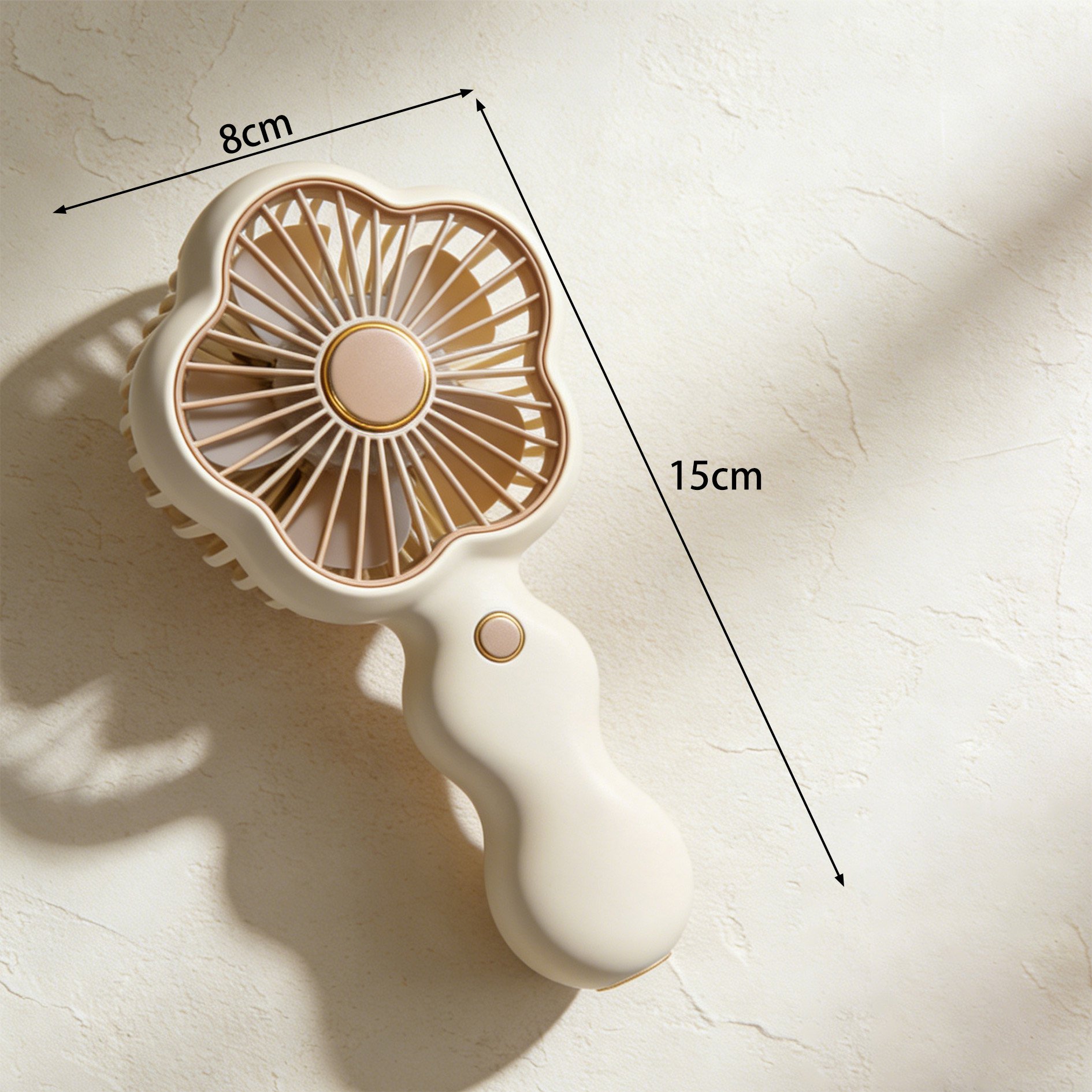 Compact mini fan fits easily in your pocket or bag