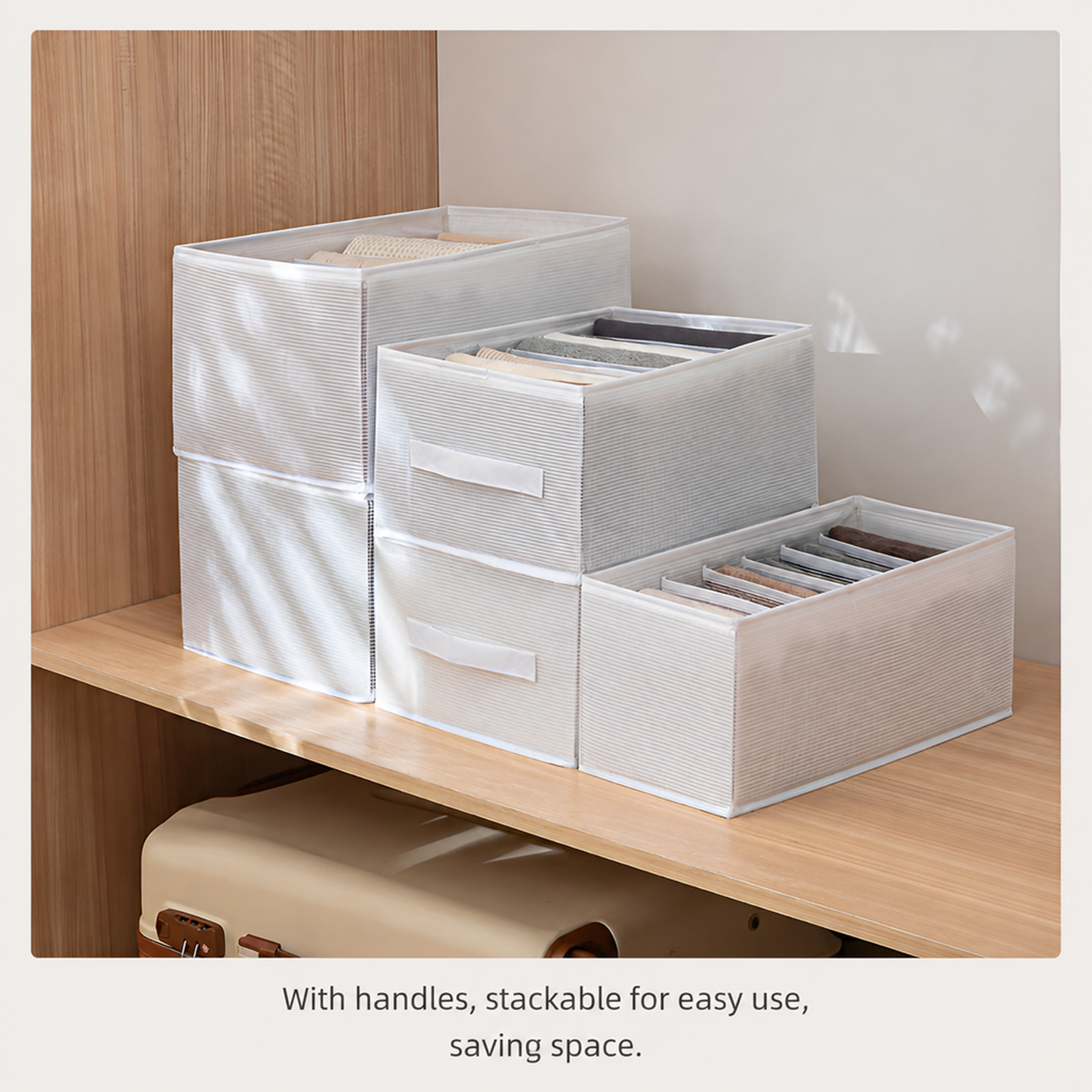 Washable Eight-Section Drawer Organiser