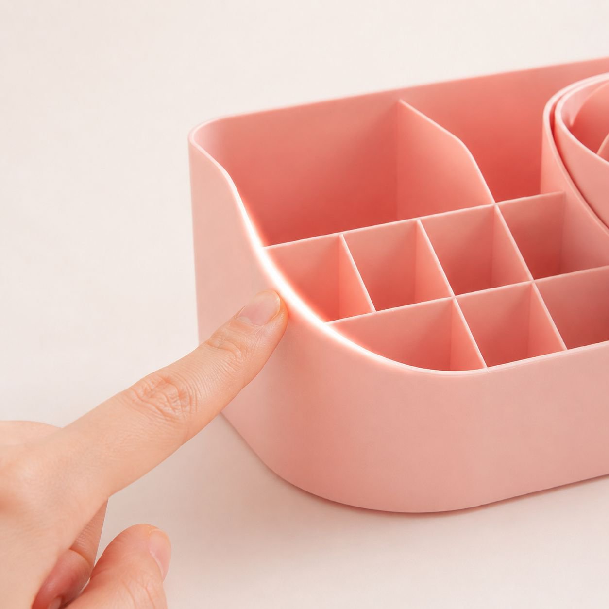 Space-saving rotating storage box for home office