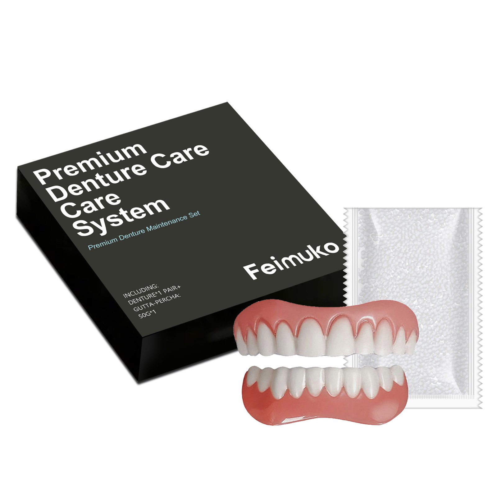Set de decoración de dientes postizos, ajuste cómodo