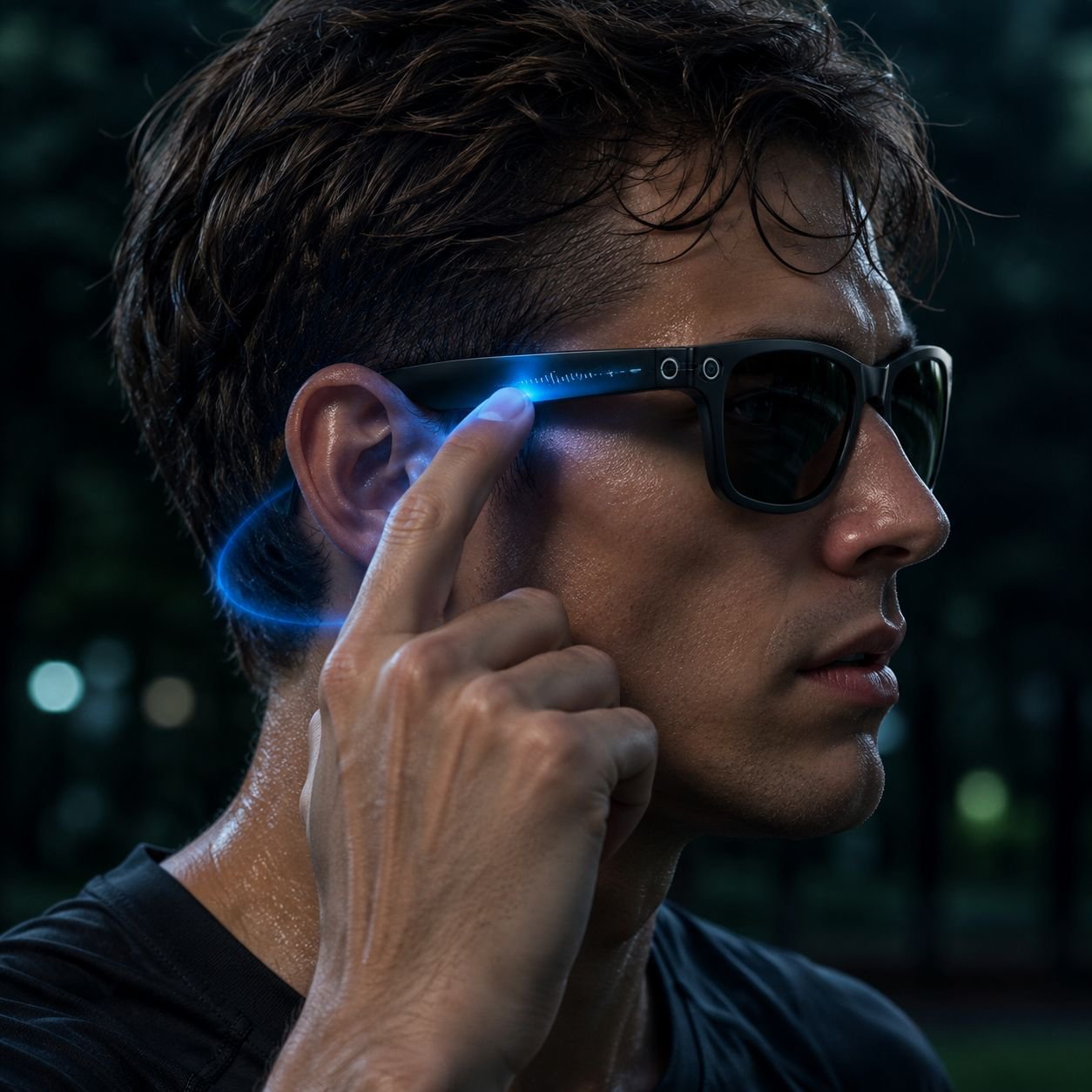 KI-Brille mit 4K-Kamera, 290-mAh-Akkukapazität, 800-Wh-Batterie, Videofunktion