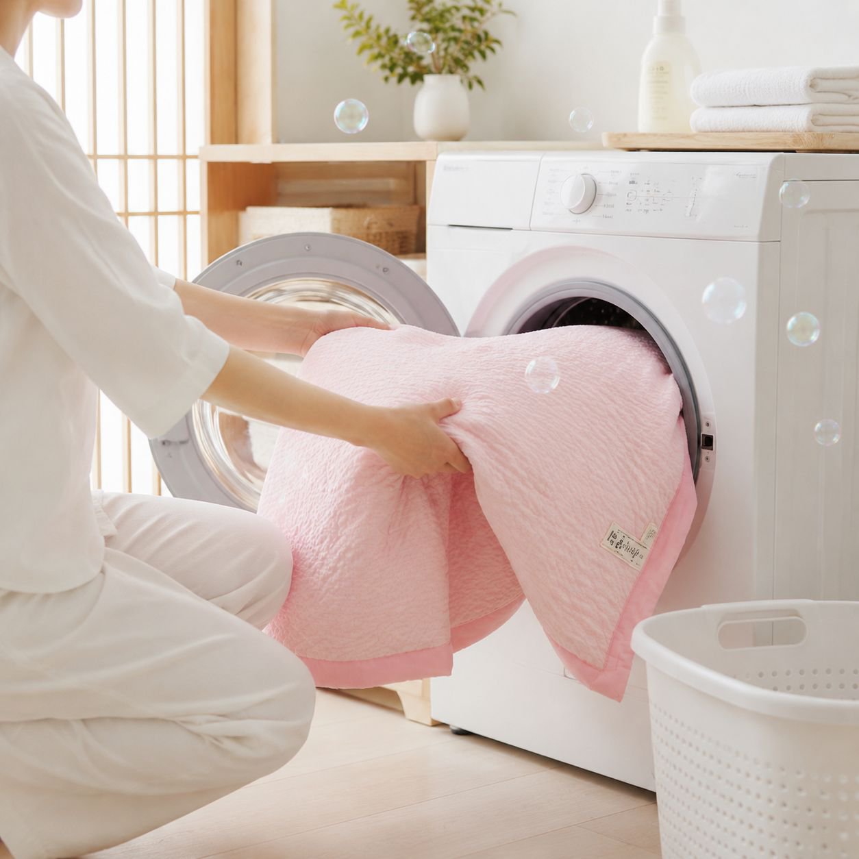 肌にやさしい大豆繊維素材の夏用布団