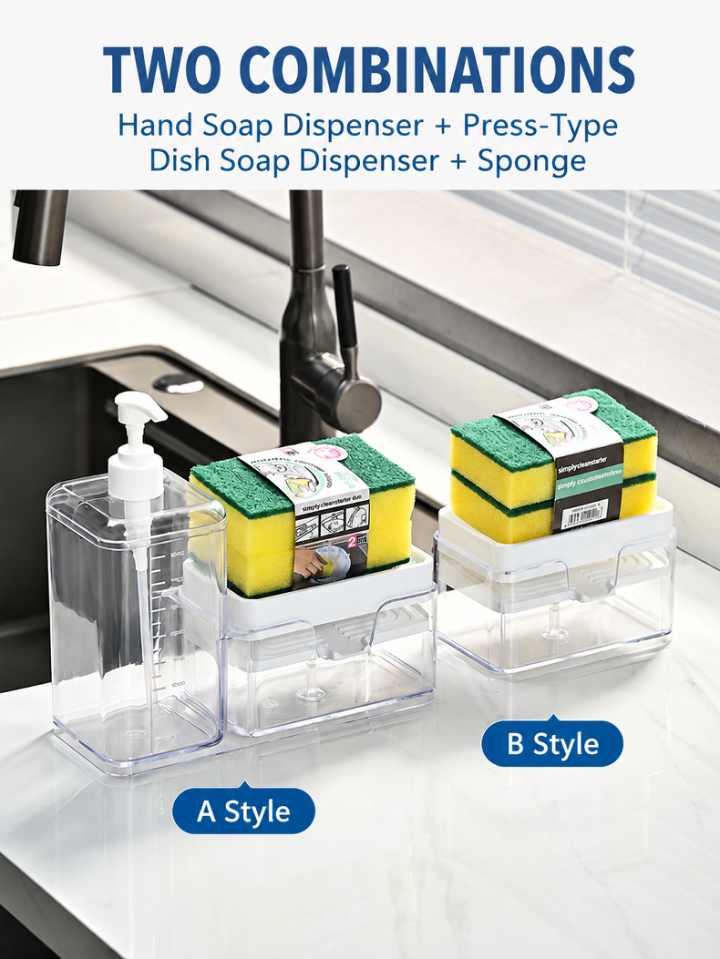 Dispensador de jabón multifuncional ideal para hogares