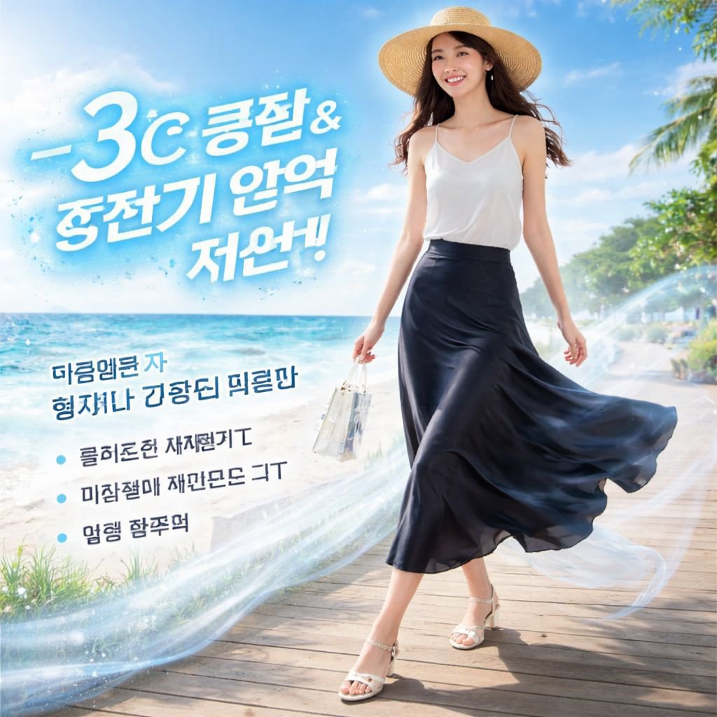 드롭 초산 새틴 미디 슬림핏 스커트