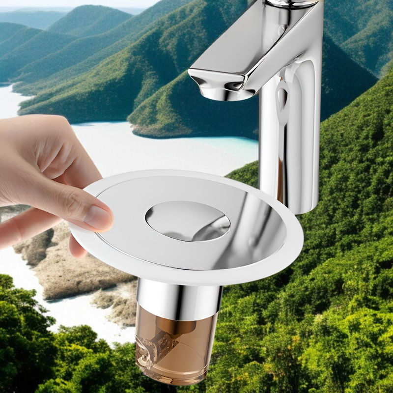 ステンレススチール製バウンスコア排水口プラグ