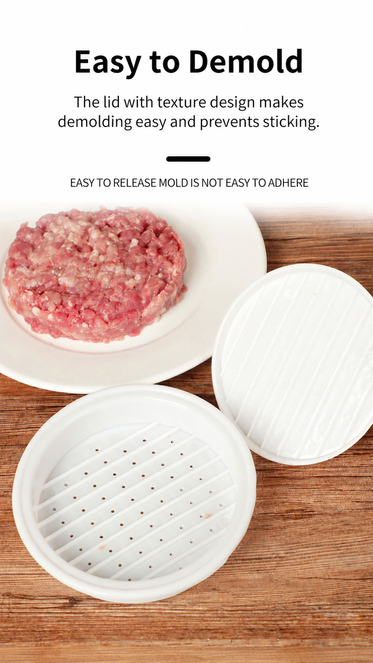 Prensa de carne para hamburguesas caseras