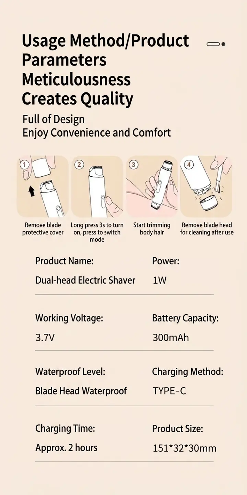 Fast hair removal with digital device