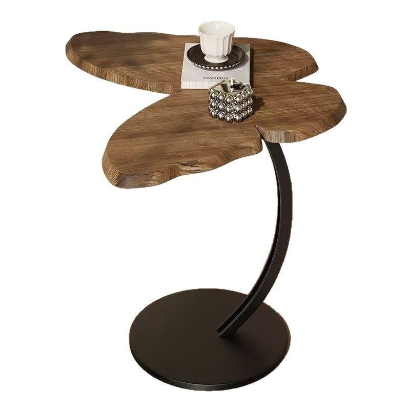 Simple butterfly side table black walnut wood coffee table medieval style living room sofa bedroom s