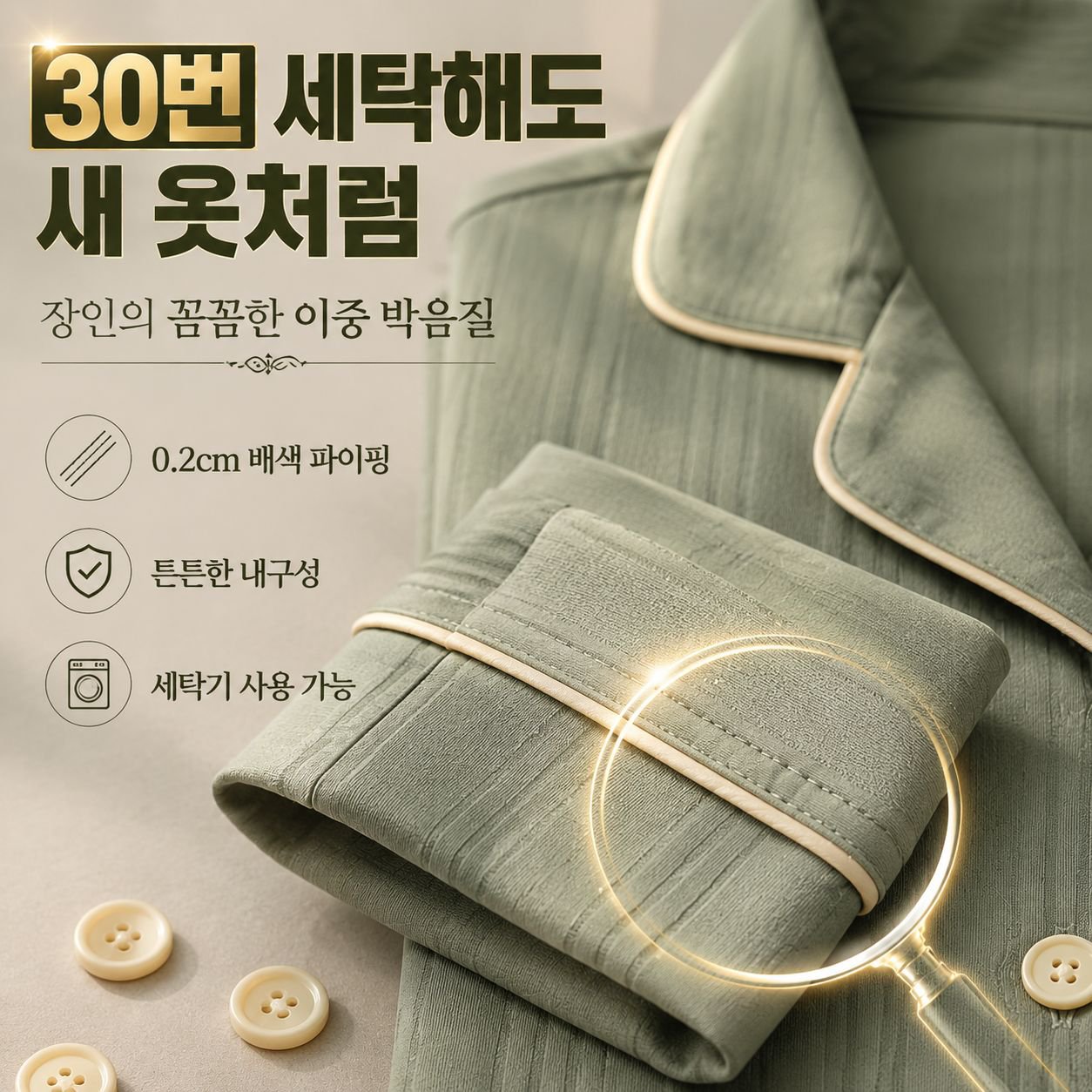외출도 가능한 스타일리시 홈웨어 세트