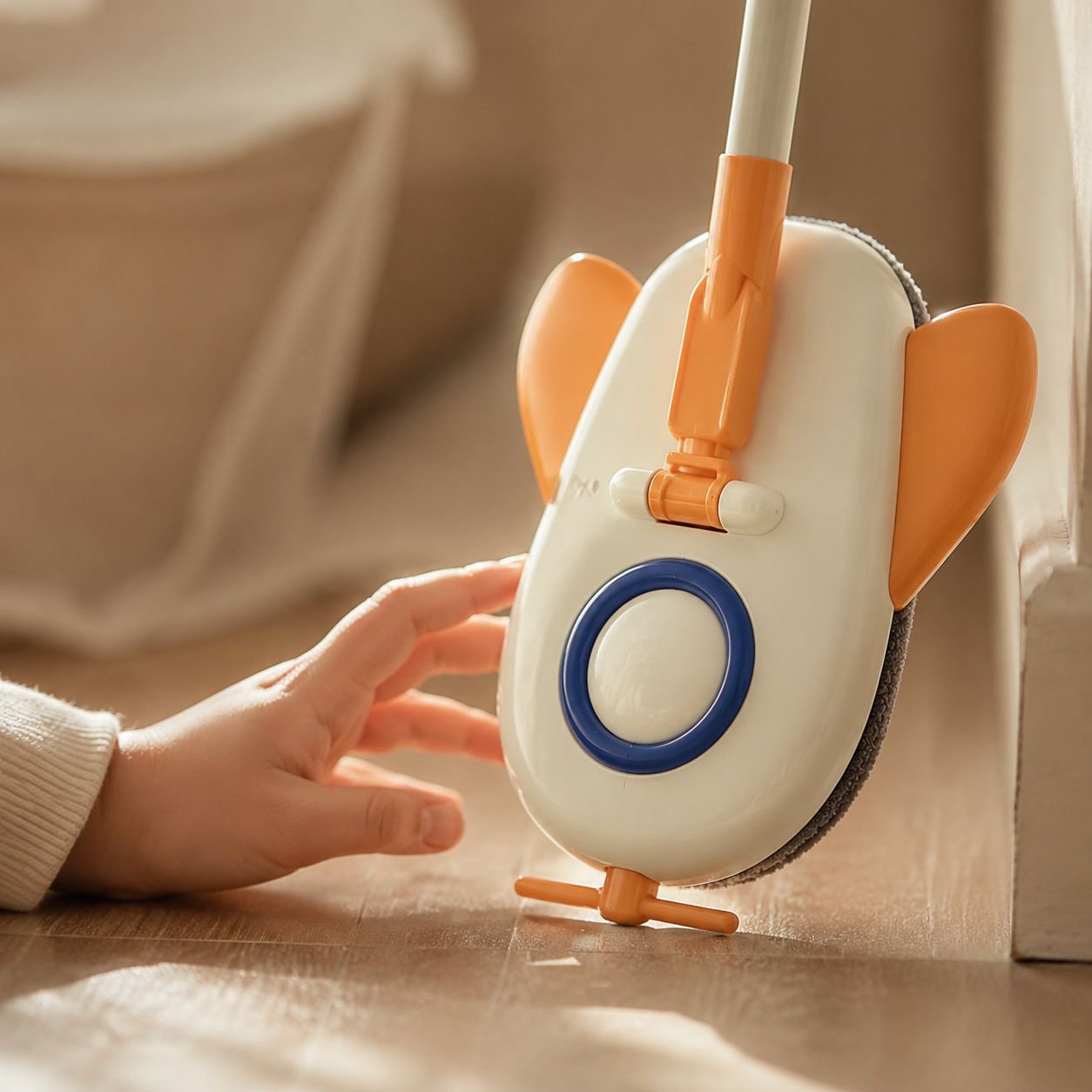 Ensemble de trois pièces balai, pelle et serpillière pour bébés
