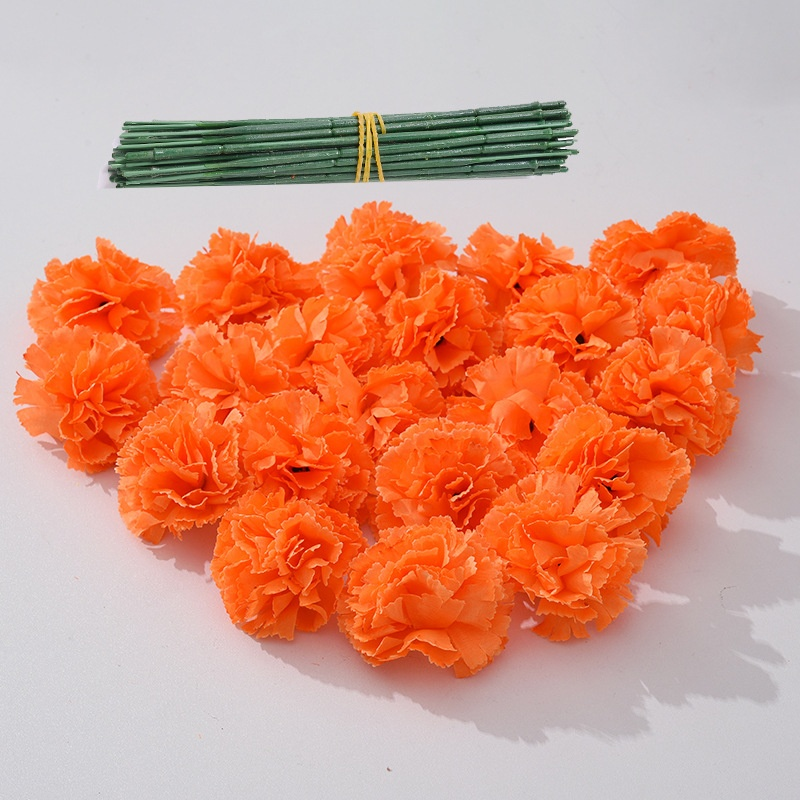 Halloween-Kranzset mit künstlicher Tagetes
