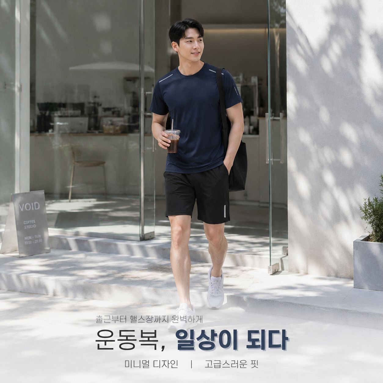 여름 아이스 실크 통기성 남성 스포츠 반팔 티셔츠 반바지 투피스 세트